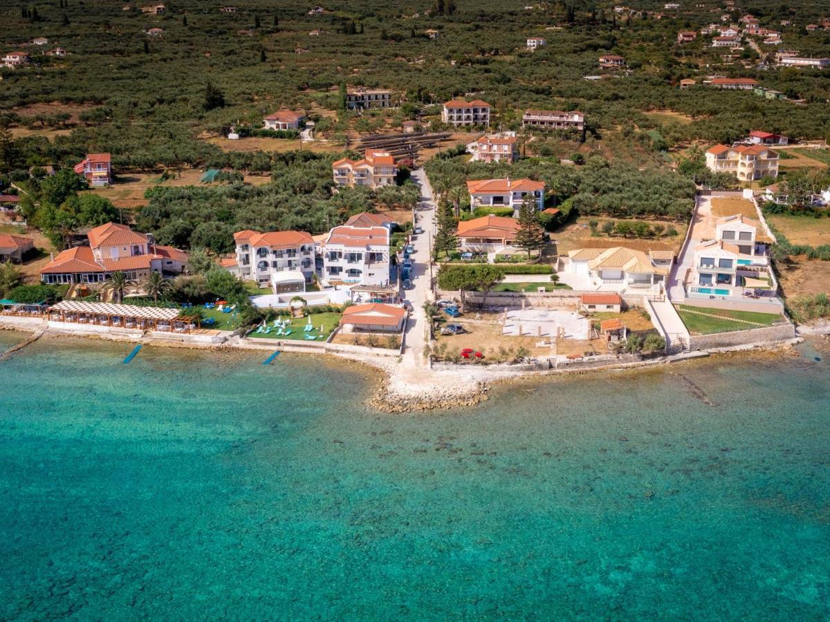 Sea Elegance Villa - On The Beach, By Zantewize Psarou  エクステリア 写真