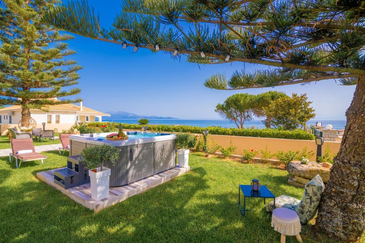 Sea Elegance Villa - On The Beach, By Zantewize Psarou  エクステリア 写真