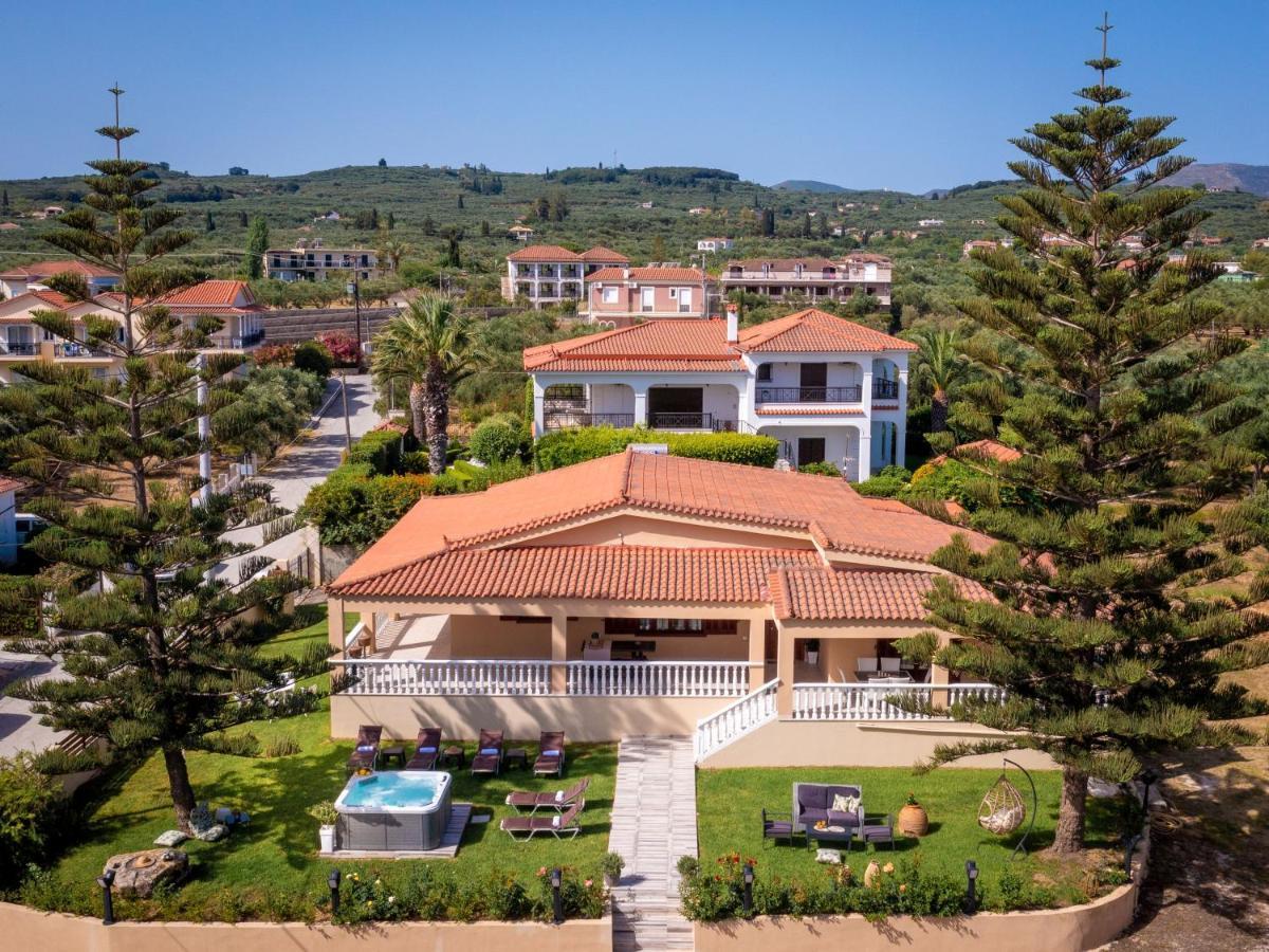 Sea Elegance Villa - On The Beach, By Zantewize Psarou  エクステリア 写真